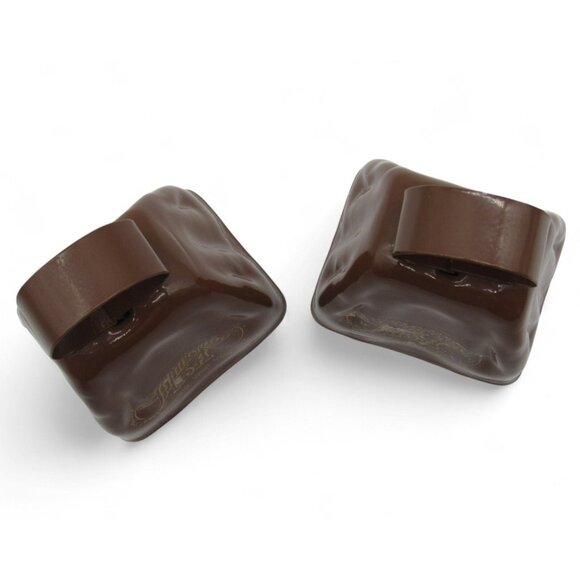 JAMBOREE USA Pair of Brown Metal COWBELLS Goat Bells from Wheeling West Virginia - Picture 9 of 10